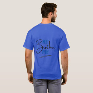 Meilleur Frère Du Monde T-Shirt De Base Foncé