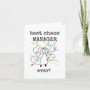 Meilleur Gestionnaire De Chaos, Carte D'Appréciati