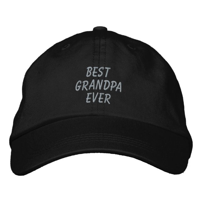 Meilleur grand-père jamais brodé Casquette de base (Devant)