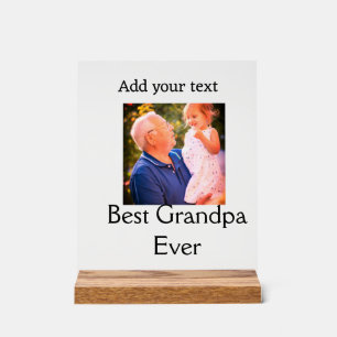 Meilleur grand-père jamais grand-père photo cadeau