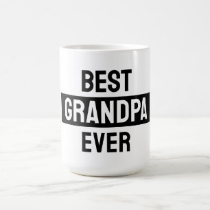 Meilleur grand-père jamais mug noir et blanc
