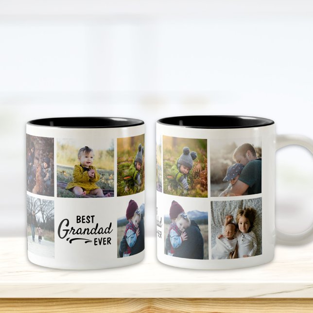 Meilleur Grand-Père Jamais Photo Mug Personnalisé (Créateur téléchargé)