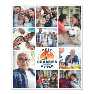 Meilleur Grand-Père Par Par Famille Photo Collage
