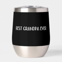 Meilleur Grand-Père Simple Noir Blanc Cadeau pour