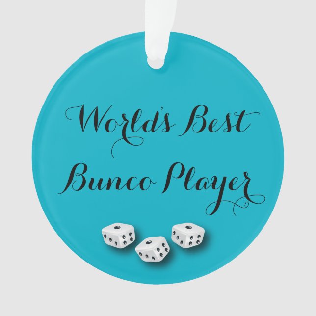 Meilleur joueur de Bunco du monde (devant)