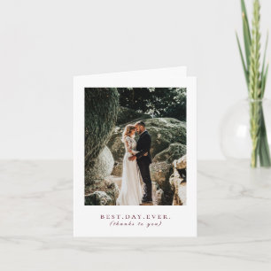Meilleur Jour Jamais Bourgogne Mariage Photo Merci