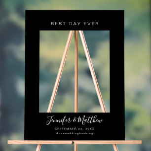 Meilleur jour jamais   Mariage Photo Prop Frame