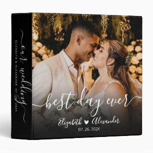 Meilleur Jour Script Mariage Photo Album Classeur