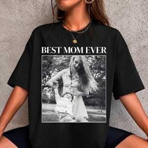 Meilleur Maman Jamais T-shirt personnalisé avec ph