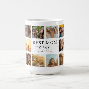Meilleur Maman Mug Cadeau Collage Photo
