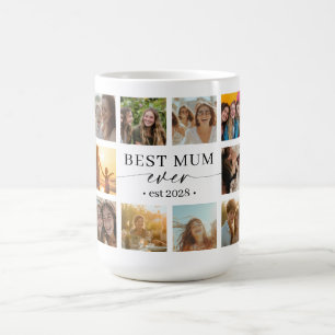 Meilleur Maman Photo Collage Mug Cadeau