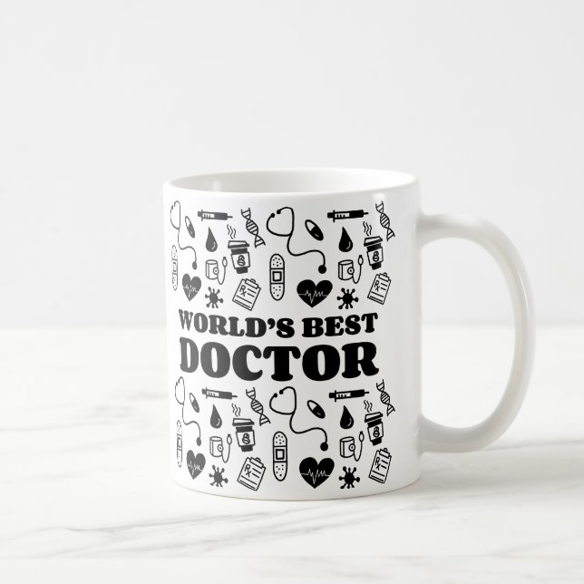 Meilleur médecin Mug du monde (Droite)