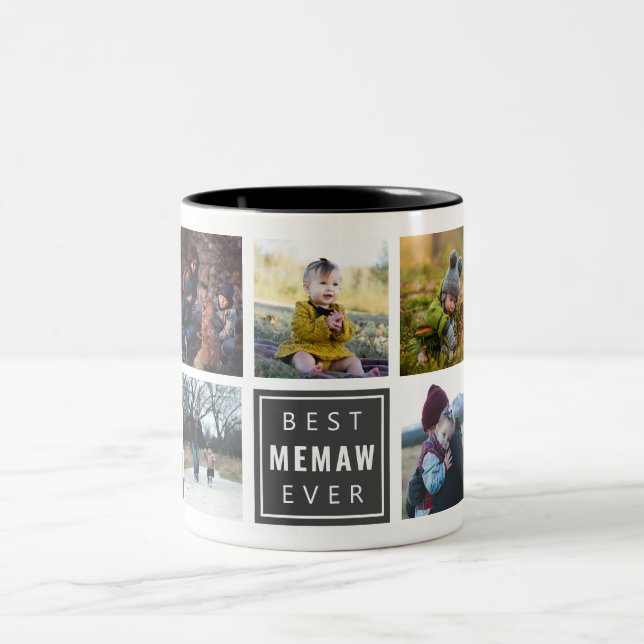 Meilleur Mémo Jamais Custom Photo Mug (Centre)