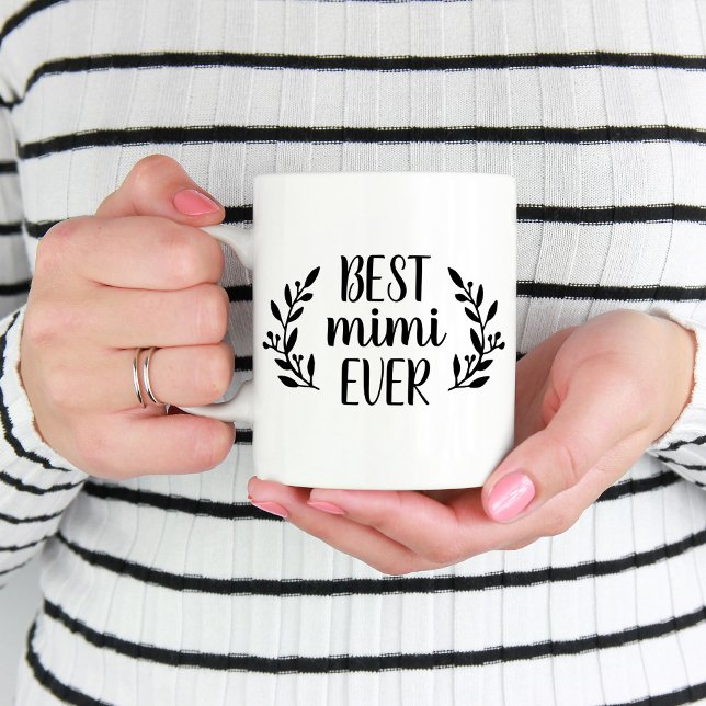 Meilleur Mimi Jamais Personnalisé Café Mug (Créateur téléchargé)