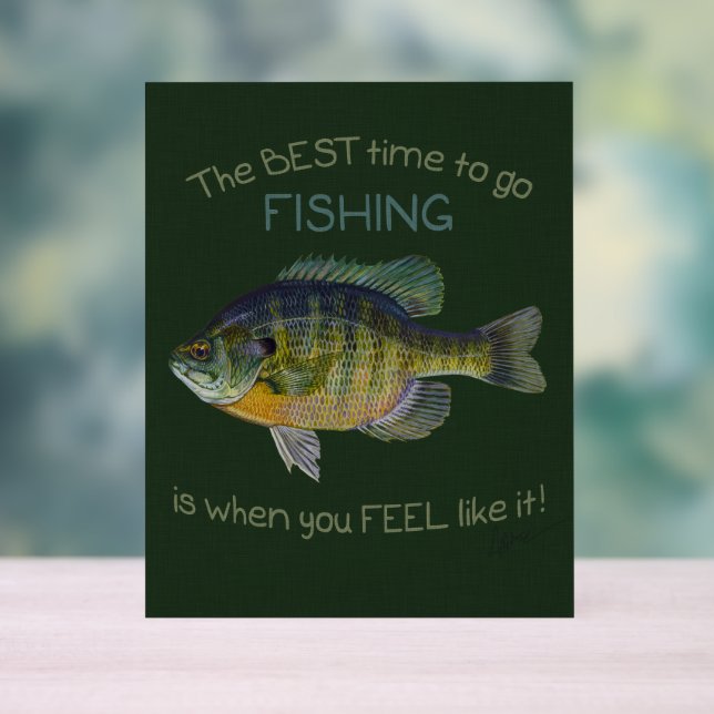 Meilleur Moment Pour Aller Pêcher Blue Gill Cute (Neutre)