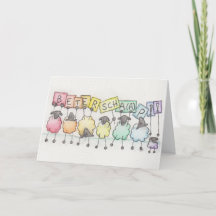 Meilleur mouton !  Carte de rétablissement avec de