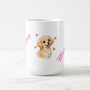 Meilleur Mug de Maman de Chien – Mignon Chiots Ret