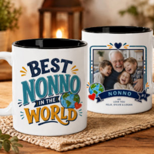 Meilleur Nonno du Monde Mug Photo