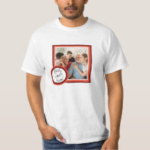 Meilleur Oncle T-shirt Cadeau Photo Personnalisé