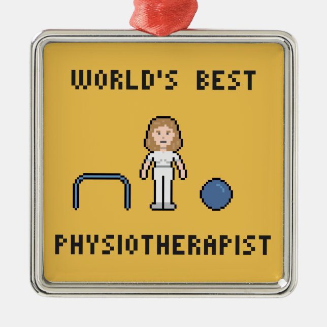 Meilleur ornement physiothérapeutique du monde en  (Devant)