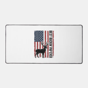 Meilleur Pap à Buckin Ever Drapeau de Cerf Vintage