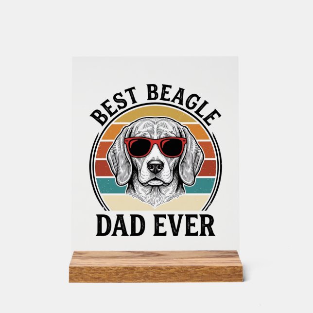 Meilleur Papa Beagle de Tous les Temps Design de C (Recto)