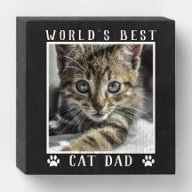 Meilleur Papa Chat du Monde Photo de Votre Animal