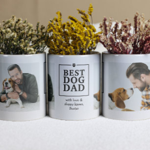 Meilleur Papa Chien Empreinte de Patte Mug 2-Photo