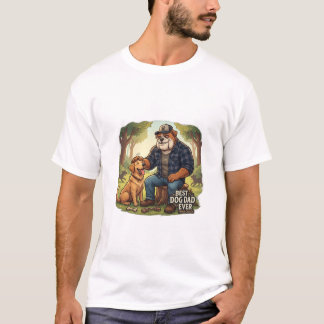 Meilleur Papa Chien Ever – T-shirt drôle pour AMOU