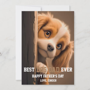 Meilleur Papa Chien Jamais ! Carte de voeux person