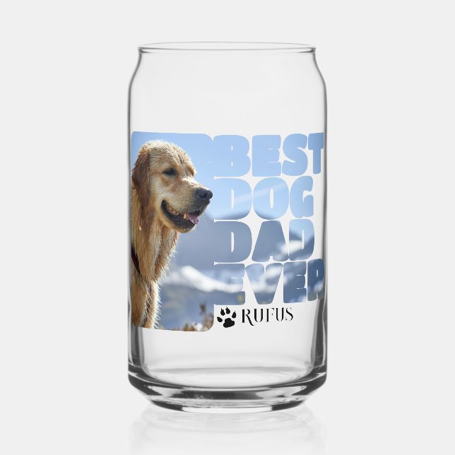 Meilleur papa chien personnalisé (Recto)