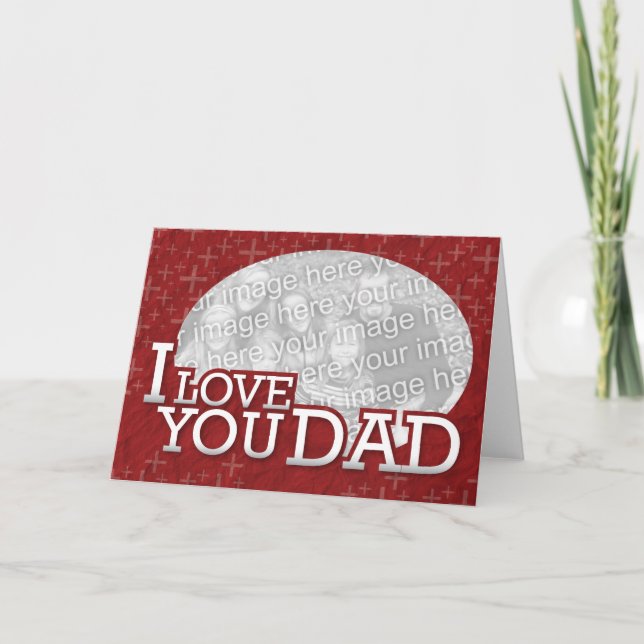 Meilleur papa dans le monde Carte personnalisable (Devant)