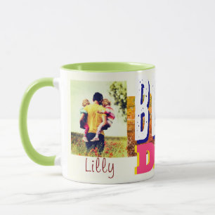 meilleur papa dans le monde coloré Mug