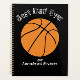 Meilleur papa de basket-ball avec texte en détress