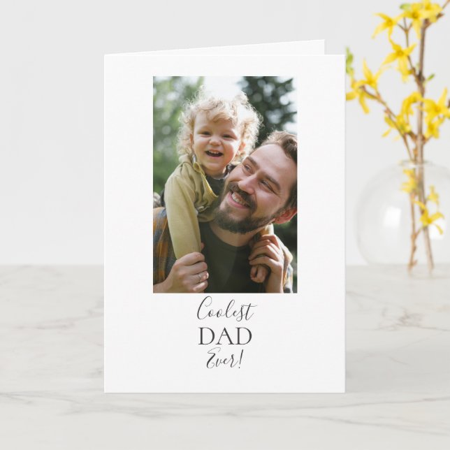 Meilleur papa du monde !  Carte (Fleur jaune)