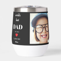 Meilleur Papa du Monde Je T'Aime Enfants Photo Per