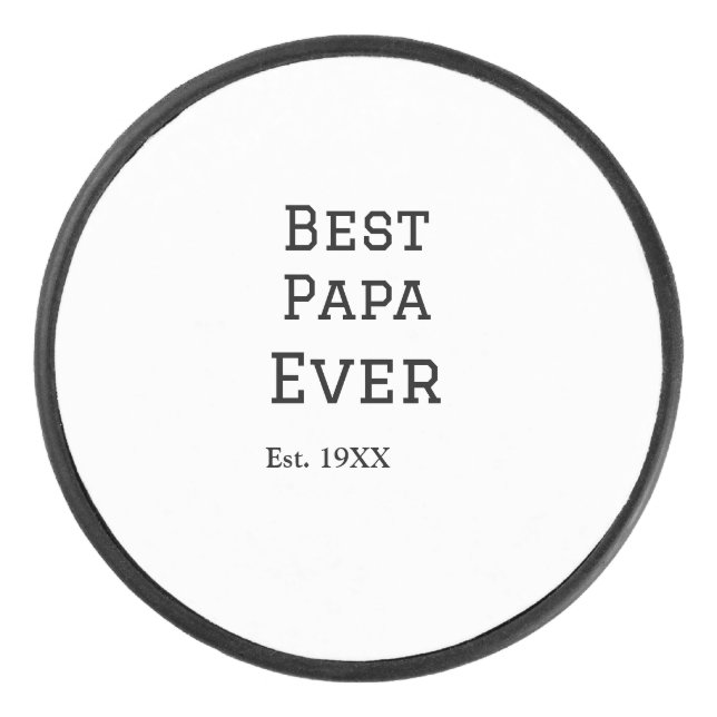 Meilleur papa jamais. Ajouter année nom de date pè (Devant)