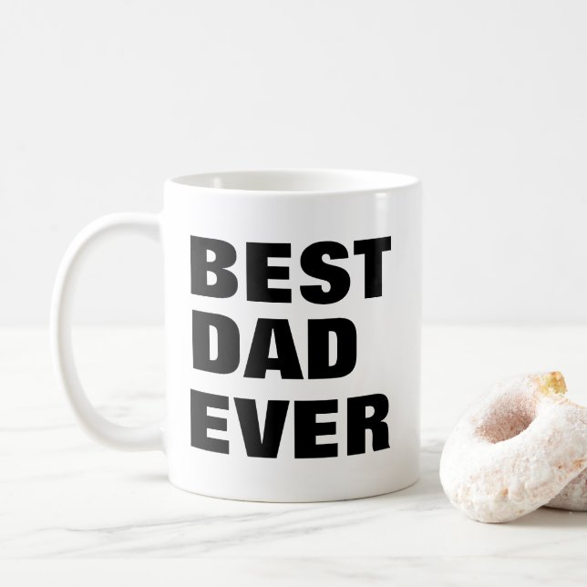 Meilleur Papa Jamais Café Mug (Avec donut)