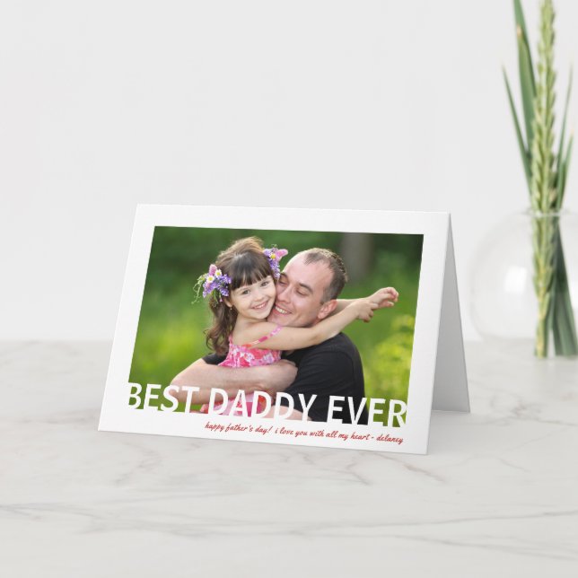 Meilleur papa jamais | Carte de voeux Fête des pèr (Devant)