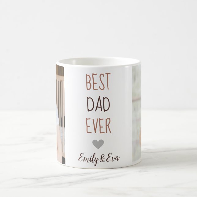 "Meilleur Papa Jamais" Mug personnalisé - Cadeau p (Centre)
