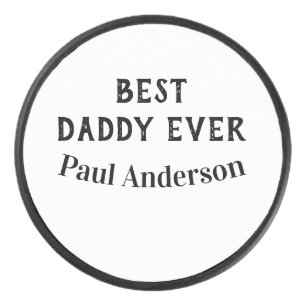 Meilleur papa jamais nom lettre gras texte fête de