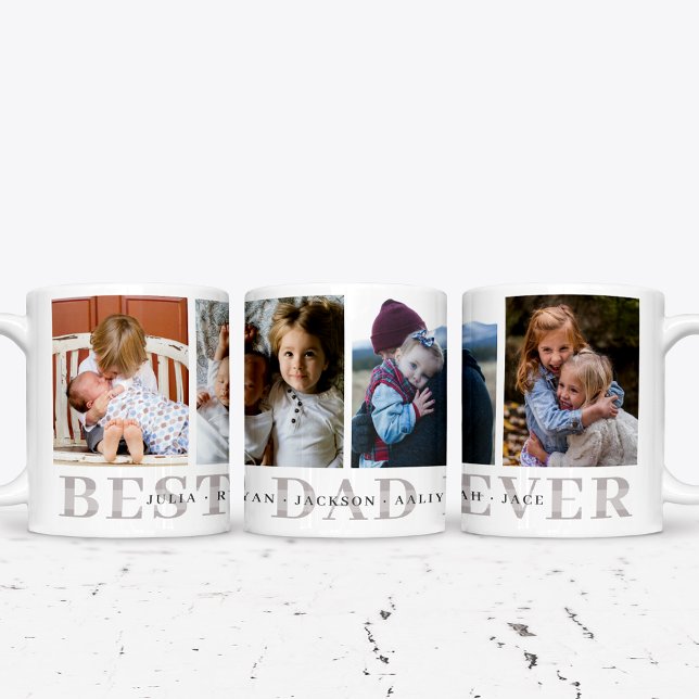Meilleur Papa Jamais Personnalisé Photo Mug (Créateur téléchargé)