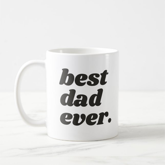 Meilleur papa Jamais Photo Café Mug (Gauche)