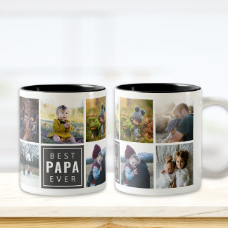 Meilleur PAPA Jamais Photo Mug Personnalisé