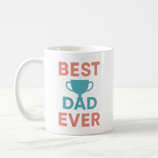 Meilleur papa Jamais Trophée Mug Fête du Père