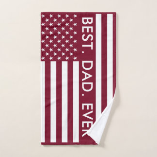 Meilleur papa jamais USA Drapeau personnalisé