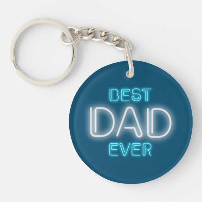 Meilleur papa Joyeux Fête des pères | PORTE - CLÉ (Devant)