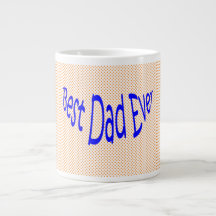 Meilleur papa Jumbo Polka Dot Mug