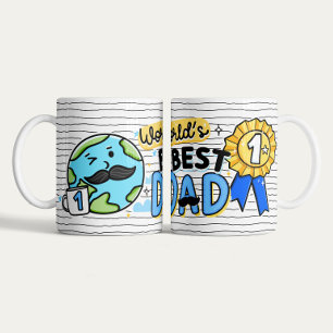 Meilleur papa Mug Cadeau de la Fête du Père