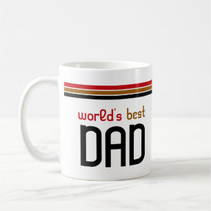 Meilleur papa Mug du monde - Jetez en arrière